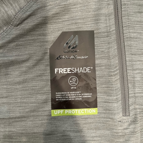 Gray Eddie Bauer Quarter-Zip - Men’s Medium - Picture 2 of 3